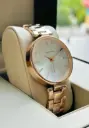 Daniel Radcliffe Elegant Crystal Dial Watch – Rose Gold for Women